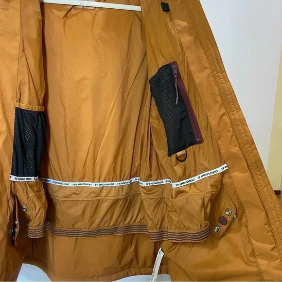 NWT Free People All Prepped Ski Jacket Coat Puffer FP Movement Brown - Picture 13 of 16